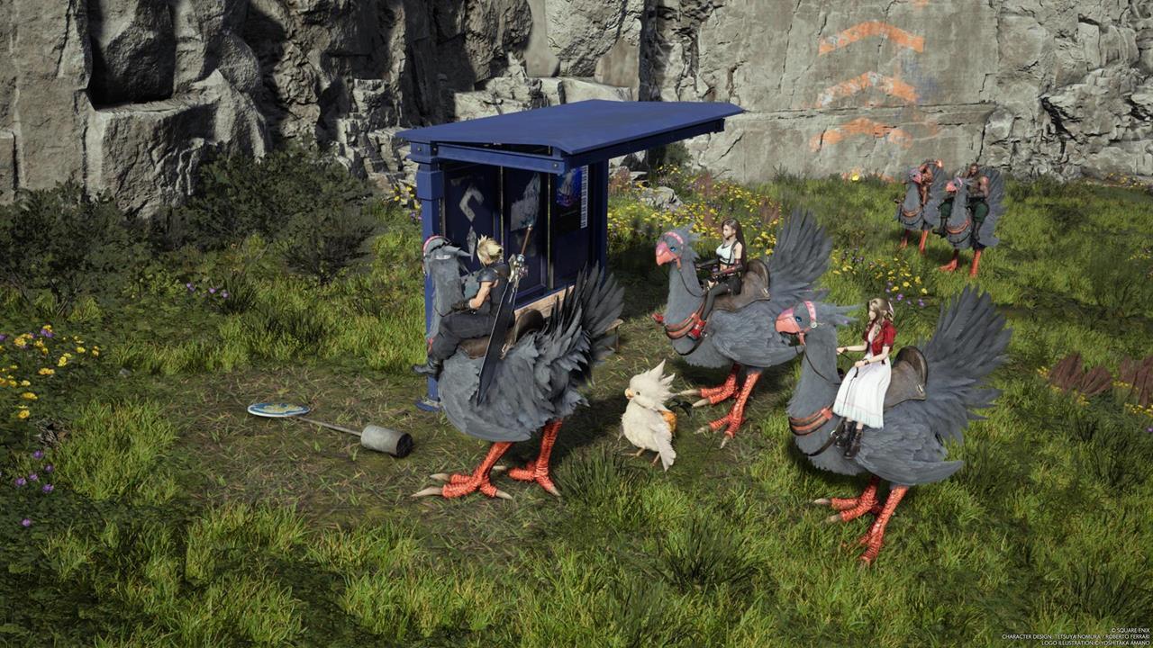 The baby chocobos in Final Fantasy 7 Rebirth