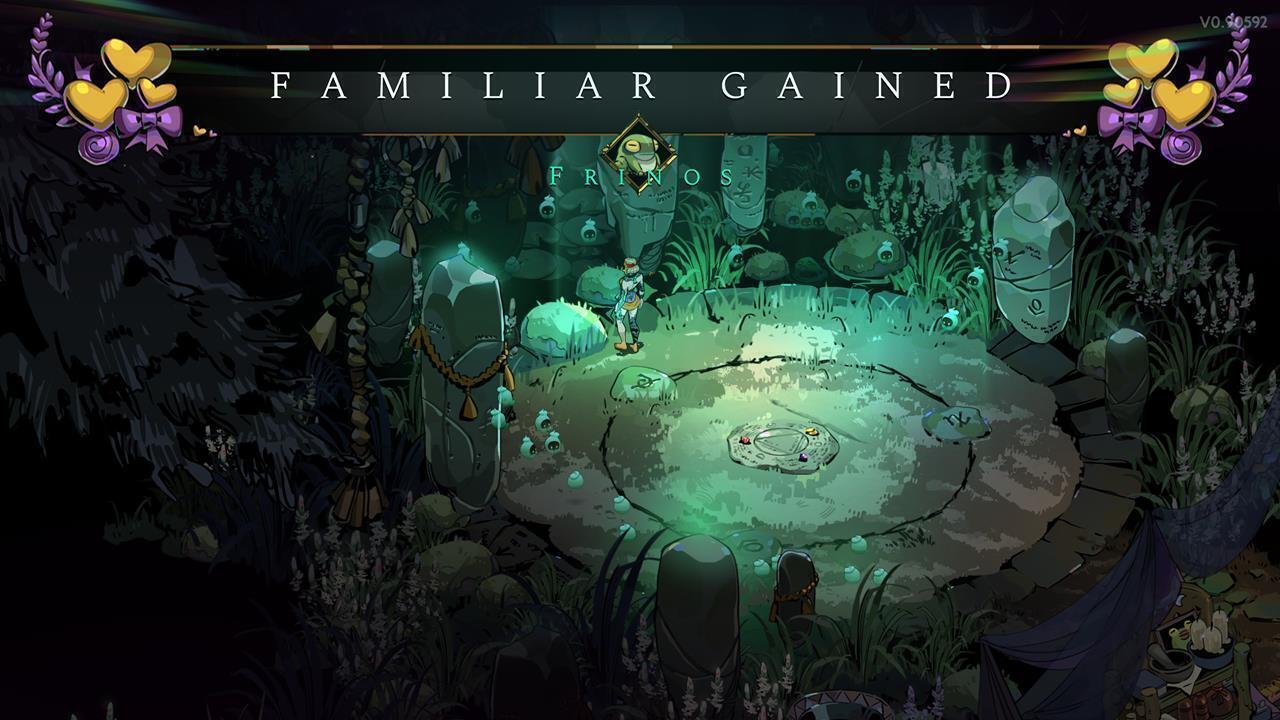 The animal familiars from Hades 2